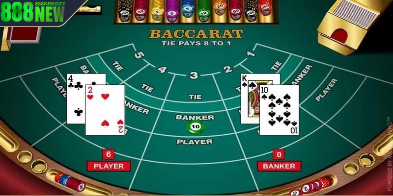 Baccarat online là một trò đánh bài nổi tiếng xuất phát từ châu Âu