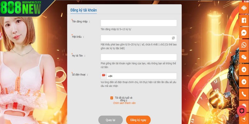 Truy cập trang chủ sân cược online 888new để thao tác
