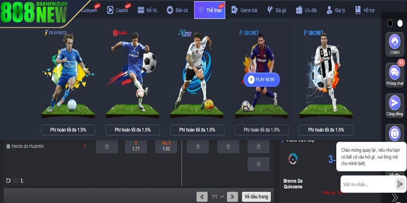 Sbobet 888new được xem là hình thức cá cược sôi động